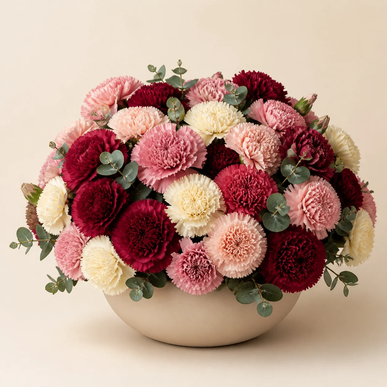 Carnation Arrangement - Buy Fresh Flowers Online Namibia